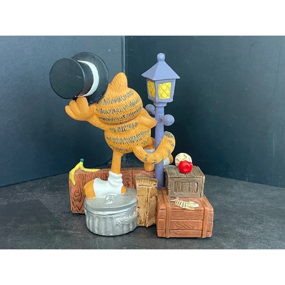 Vintage 1993 Danbury Mint Garfield Midnight Serenade Figurine Jim Davis Alley